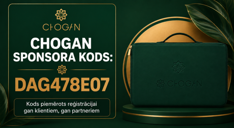 Kā reģistrēties Chogan un iegādāties Chogan smaržas?